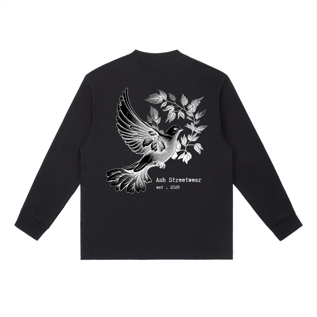 upper,long sleeve,tee,shirt,signature 